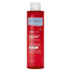 Dexeryl Dexeclear żel pieniący przeciw niedoskonałościom do skóry tłustej i skłonnej do trądziku 200 ml