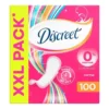 DISCREET 0% PERFUME NORMAL WKŁADKI HIGIENICZNE 100 SZTUK