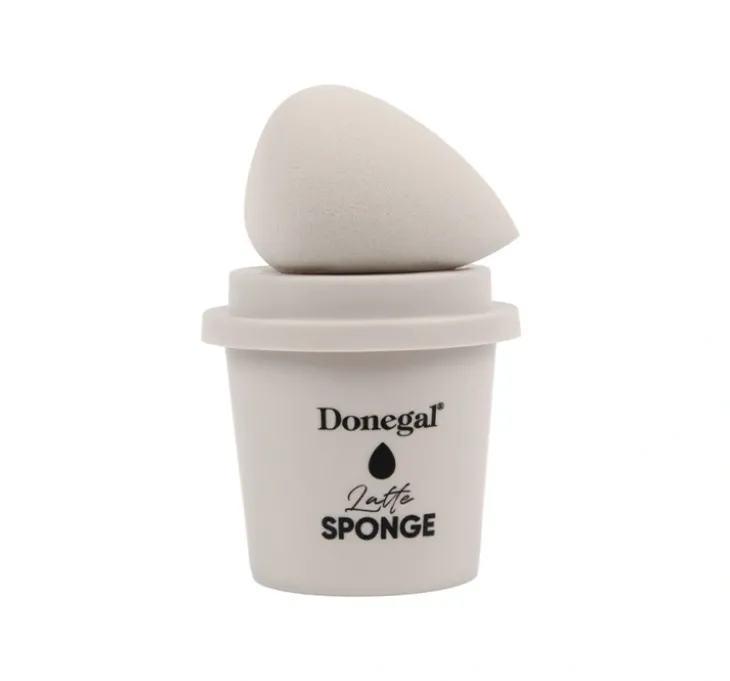 DONEGAL LATTE GĄBKA DO MAKIJAŻU + ETUI 4350