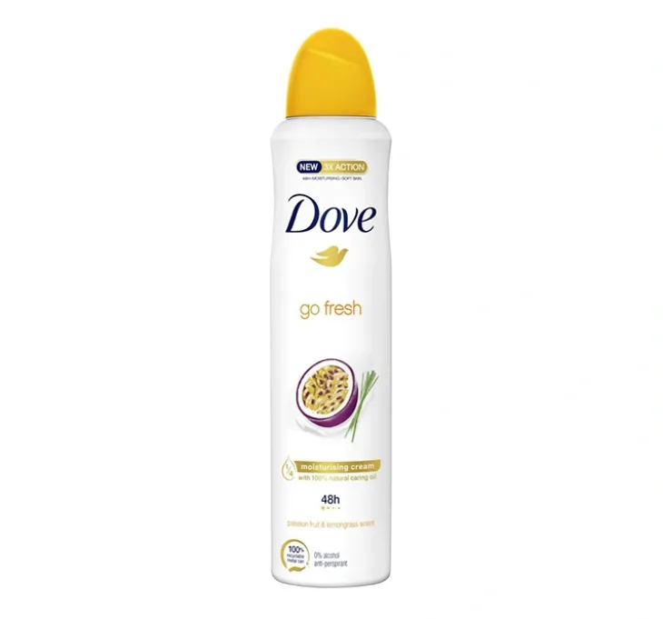 Dove Go Fresh antyperspirant w sprayu Passion Fruit & Lemgrass 250 ml