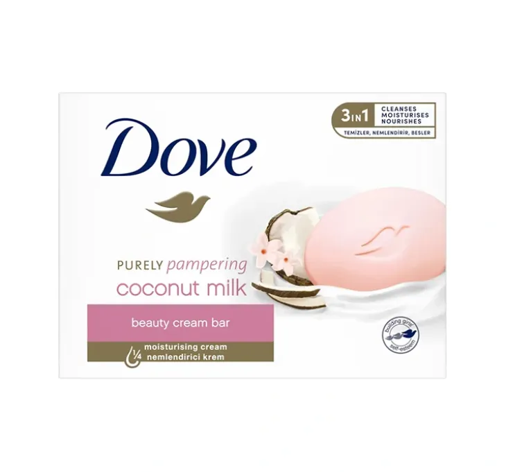 Dove Purely Pampering kremowe mydło w kostce Coconut Milk 90 g