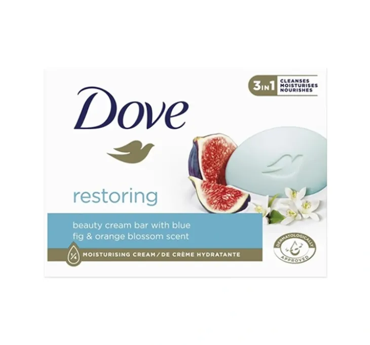 Dove Restore kremowe mydło w kostce Blue Fig & Orange Blossom 90 g
