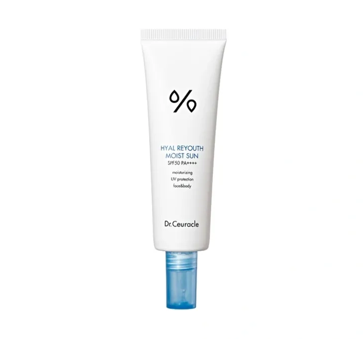 Dr. Ceuracle Hyal Reyouth nawilżający przeciwsłoneczny krem do twarzy SPF50 PA++++ 50 ml