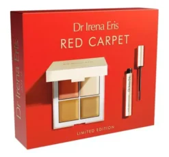 Dr Irena Eris Red Carpet zestaw do makijażu paletka Design&Define 20 g + tusz do rzęs Lashes Growth 9 ml