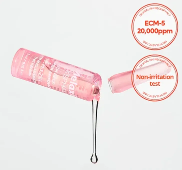 Dr.Melaxin Necksphalt ECM Neck Barrier Ampoule ampułki do pielęgnacji skóry szyi 10 x 1,5 ml
