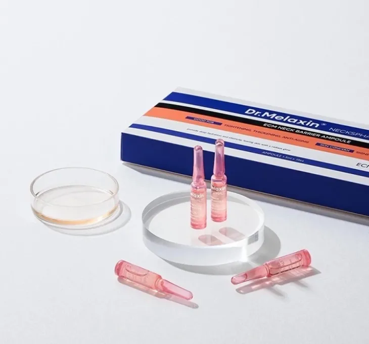 Dr.Melaxin Necksphalt ECM Neck Barrier Ampoule ampułki do pielęgnacji skóry szyi 10 x 1,5 ml
