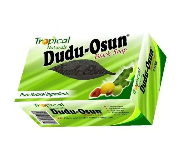 Dudu Osun zestaw czarne mydło z Nigerii oryginalne 3 x 150 g