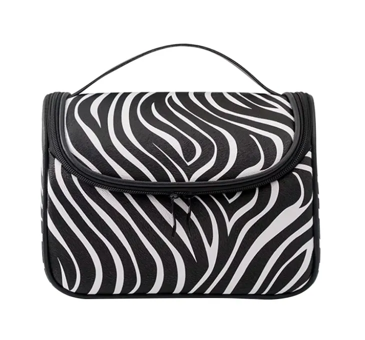 eCarla kosmetyczka rozkładana kuferek Zebra