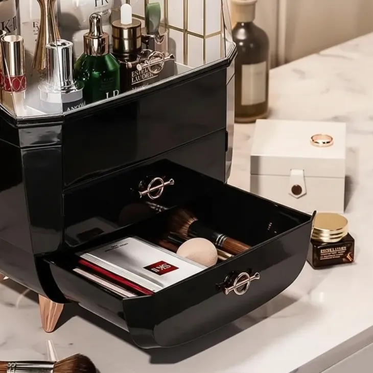 eCarla organizer na kosmetyki Czarny CB76CZ