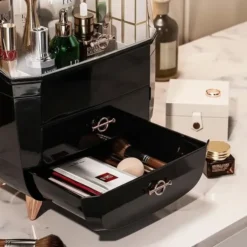 eCarla organizer na kosmetyki Czarny CB76CZ