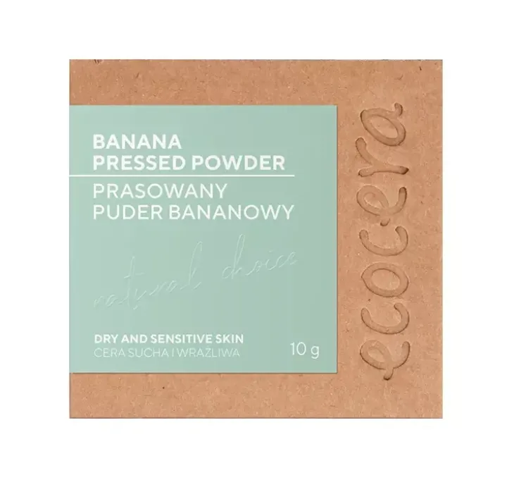 Ecocera Natural Choice puder bananowy wkład do paletki magnetycznej 10 g