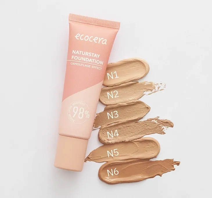 Ecocera Naturstay Camouflage Effect podkład do twarzy N4 Sandstorm 30 ml