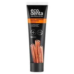 Ecodenta Black Cinnamon wybielająca pasta do zębów o smaku cynamonu 100 ml