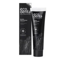 Ecodenta Black Whitening czarna pasta wybielająca z węglem 100 ml