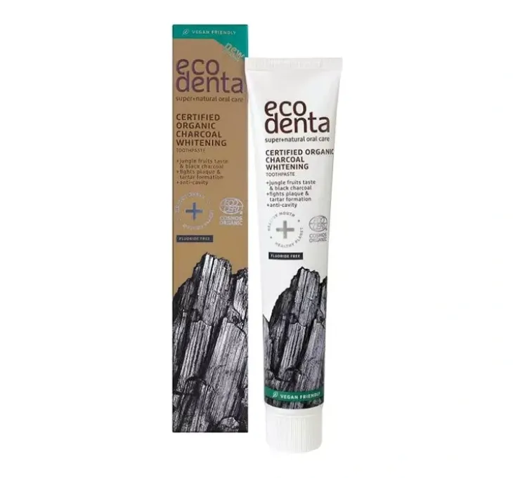Ecodenta Charcoal Whitening wybielająca pasta do zębów 75 ml