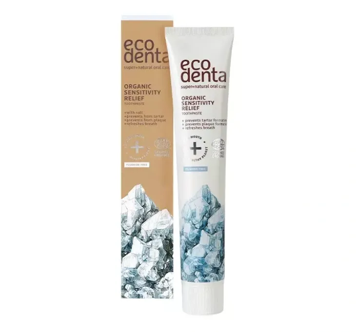 Ecodenta Cosmos Organic Salt pasta do wrażliwych zębów i dziąseł z solą 75 ml