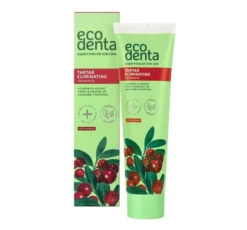 Ecodenta Green Tartar Eliminating odświeżająca pasta do zębów z żurawiną 100 ml