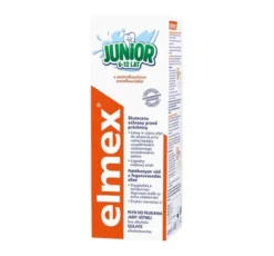 Elmex Junior płyn do płukania jamy ustnej dla dzieci 400 ml