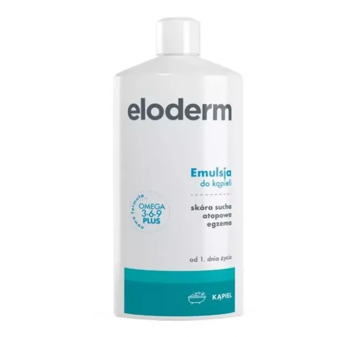 Eloderm emulsja do kąpieli skóra sucha, atopowa, egzema od 1 dnia życia 400 ml
