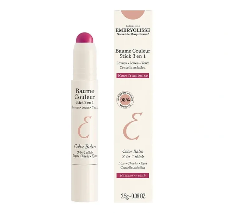 Embryolisse Secret de Maquilleurs sztyft koloryzujący 3w1 Rose Framboise 2,5 g