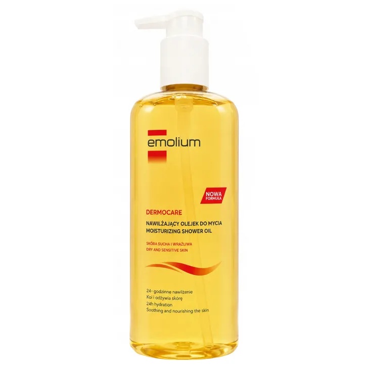 Emolium Dermocare nawilżający olejek do mycia 400 ml