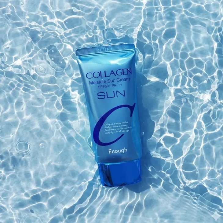 Enough Collagen Moisture Sun Cream nawilżający przeciwsłoneczny krem z filtrem SPF50+ PA+++ 50 ml
