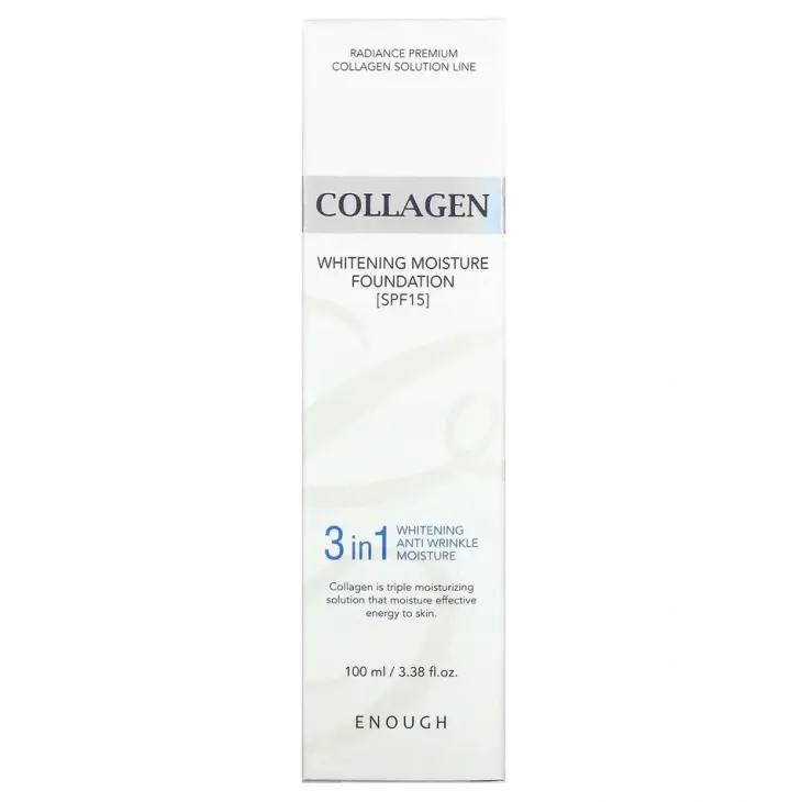 Enough Collagen Whitening Moisture Foundation 3in1 nawilżający podkład do twarzy z kolagenem SPF15 21 100 ml