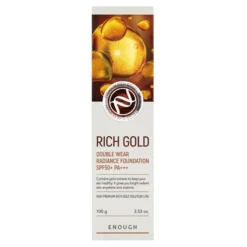 Enough Rich Gold Double Wear rozświetlający podkład do twarzy SPF50+ PA+++ 21 100 g