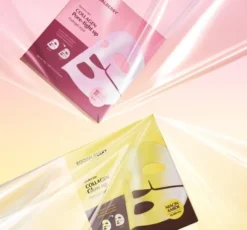 EQQUALBERRY Collagen Glow Up hydrożelowa maska do twarzy rozświetlająca 4 x 30 g