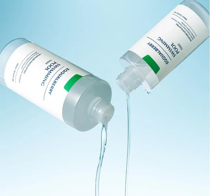 EQQUALBERRY Swimming Pool Toner nawilżająco-złuszczający tonik do twarzy 300 ml