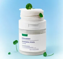 EQQUALBERRY Swimming Pool Toner Pads złuszczająco-nawilżające płatki do twarzy 70 sztuk