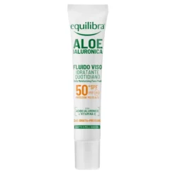 Equilibra Aloe Ialuronica lekki krem nawilżający do twarzy SPF50+ 40 ml