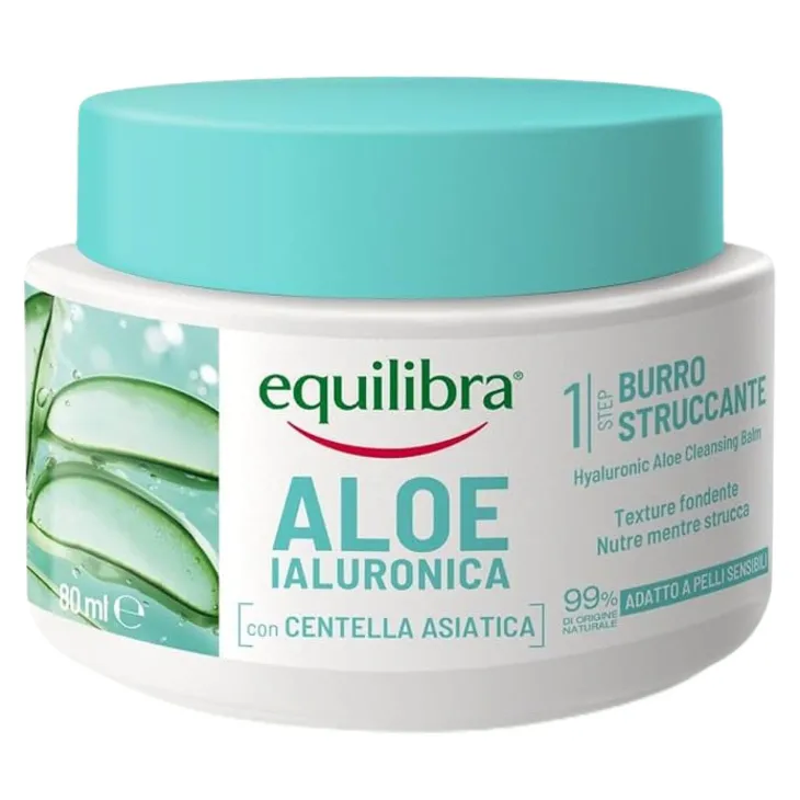 Equilibra Aloe Ialuronica masełko oczyszczające z aloesem i kwasem hialuronowym 80 ml