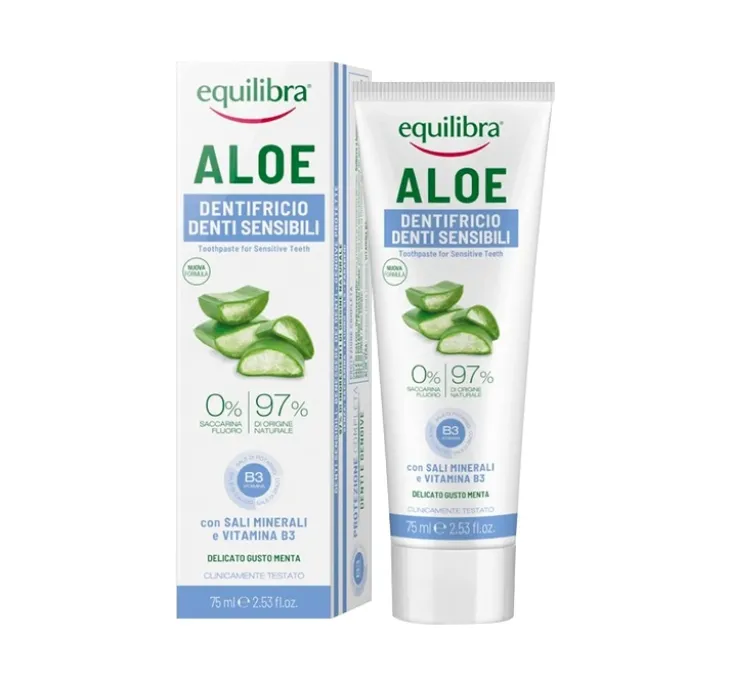 Equilibra Aloe pasta do wrażliwych zębów i dziąseł 75 ml