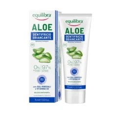 Equilibra Aloe wybielająca żelowa pasta do zębów 75 ml