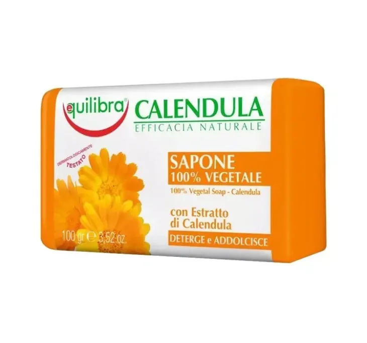 Equilibra Calendula naturalne mydło do ciała z nagietkiem 100 g
