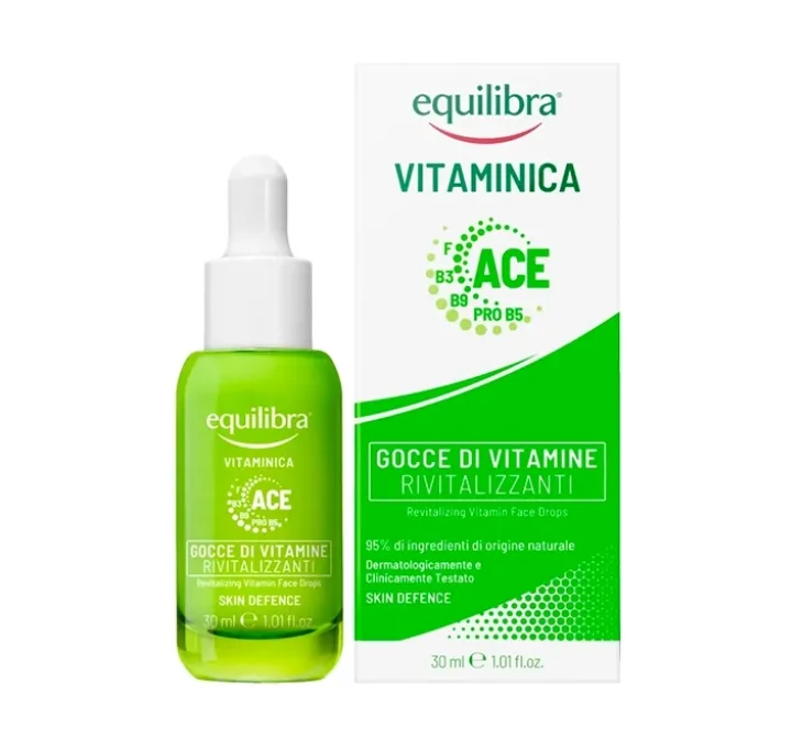 Equilibra Vitaminica Skin Defence rewitalizujące krople do twarzy 30 ml