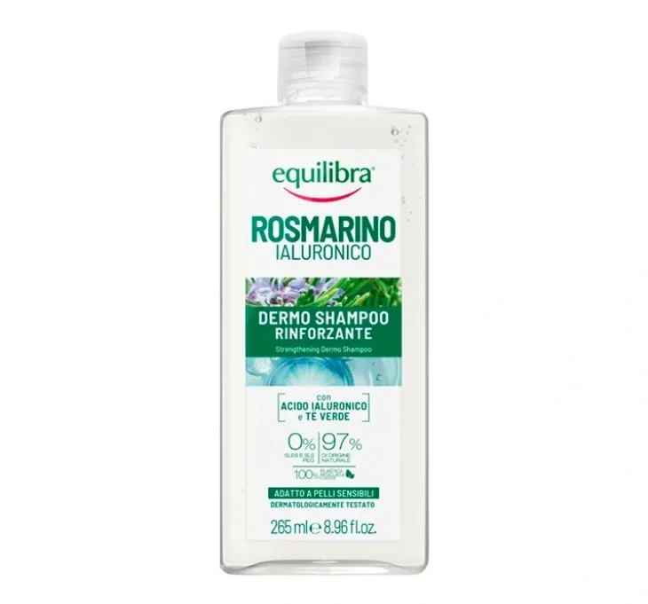 Equilibra wzmacniający szampon rozmarynowy do włosów265 ml