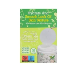 Esfolio Green Tea płatki tonizujące do twarzy z ekstraktem z zielonej herbaty 60 szt
