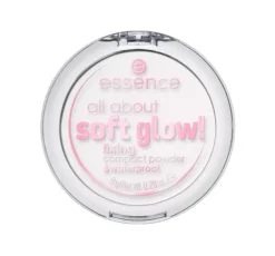 Essence All About Soft Glow! wodoodporny puder kompaktowy 8 g