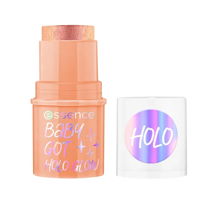 Essence Baby Got Holo Glow rozświetlacz w sztyfcie 10 Holy Apricotly 5 g