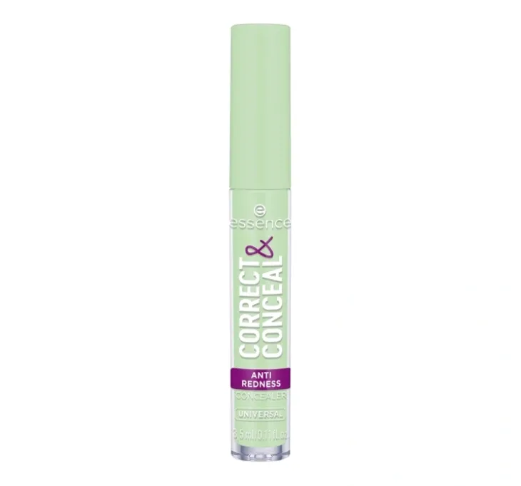 Essence Correct & Conceal korektor do twarzy przeciw zaczerwienieniom 100 Universal 3,5 ml
