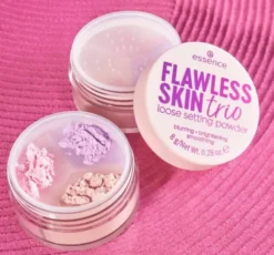 Essence Flawless Skin Trio sypki puder do twarzy 8 g
