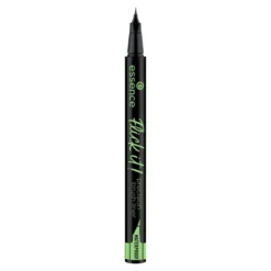 Essence Flick It! Precision Brush Liner wodoodporny eyeliner z precyzyjnym pędzelkiem 01 Black 0,5 ml