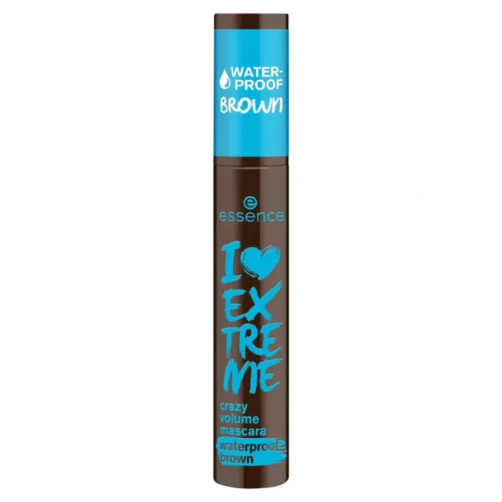 Essence I Love Extreme wodoodporny tusz do rzęs 01 Cozy Brown 12 ml