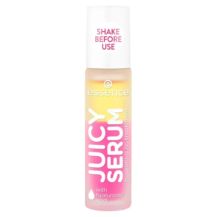Essence Juicy Serum dwufazowe serum do ust z kwasem hialuronowym 01 Raspberry 7,5 ml