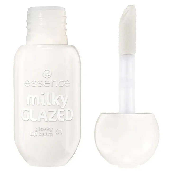 Essence Milky Glazed Glossy Lip Balm balsam do ust 01 Sheeriously Creamy 4 ml