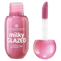 Essence Milky Glazed Glossy Lip Balm balsam do ust 04 Berry Au Lait 4 ml