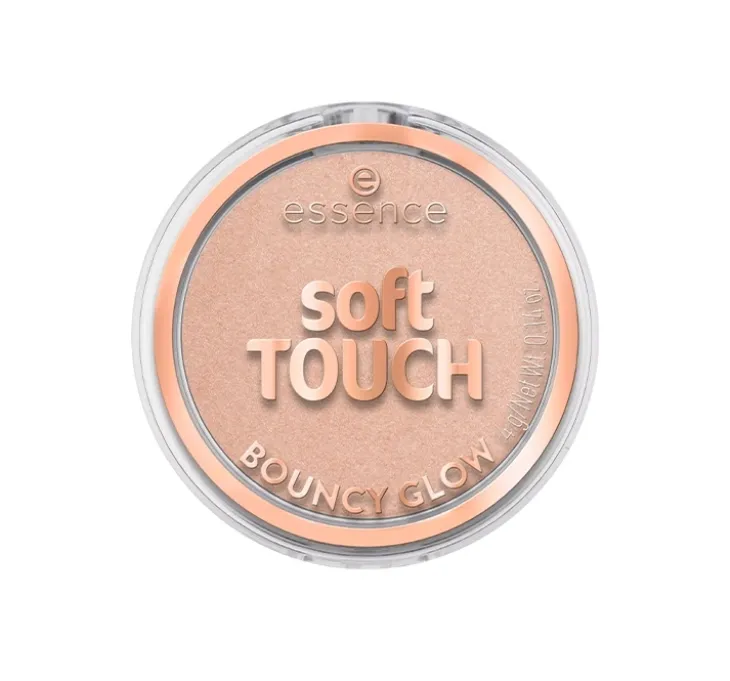 Essence Soft Touch Bouncy Glow rozświetlacz do twarzy 20 Glazed Dew 4 g