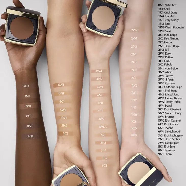 Estée Lauder Double Wear Stay-in-Place Matte Powder Foundation wielowymiarowy podkład w pudrze 1W2 Sand 11 g